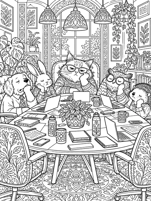 Detailed This meeting could have been an email coloring page