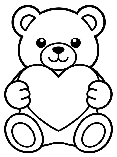 Easy I love you because writing page coloring page