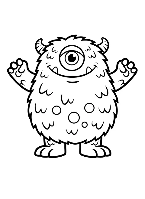 Monsters coloring pages
