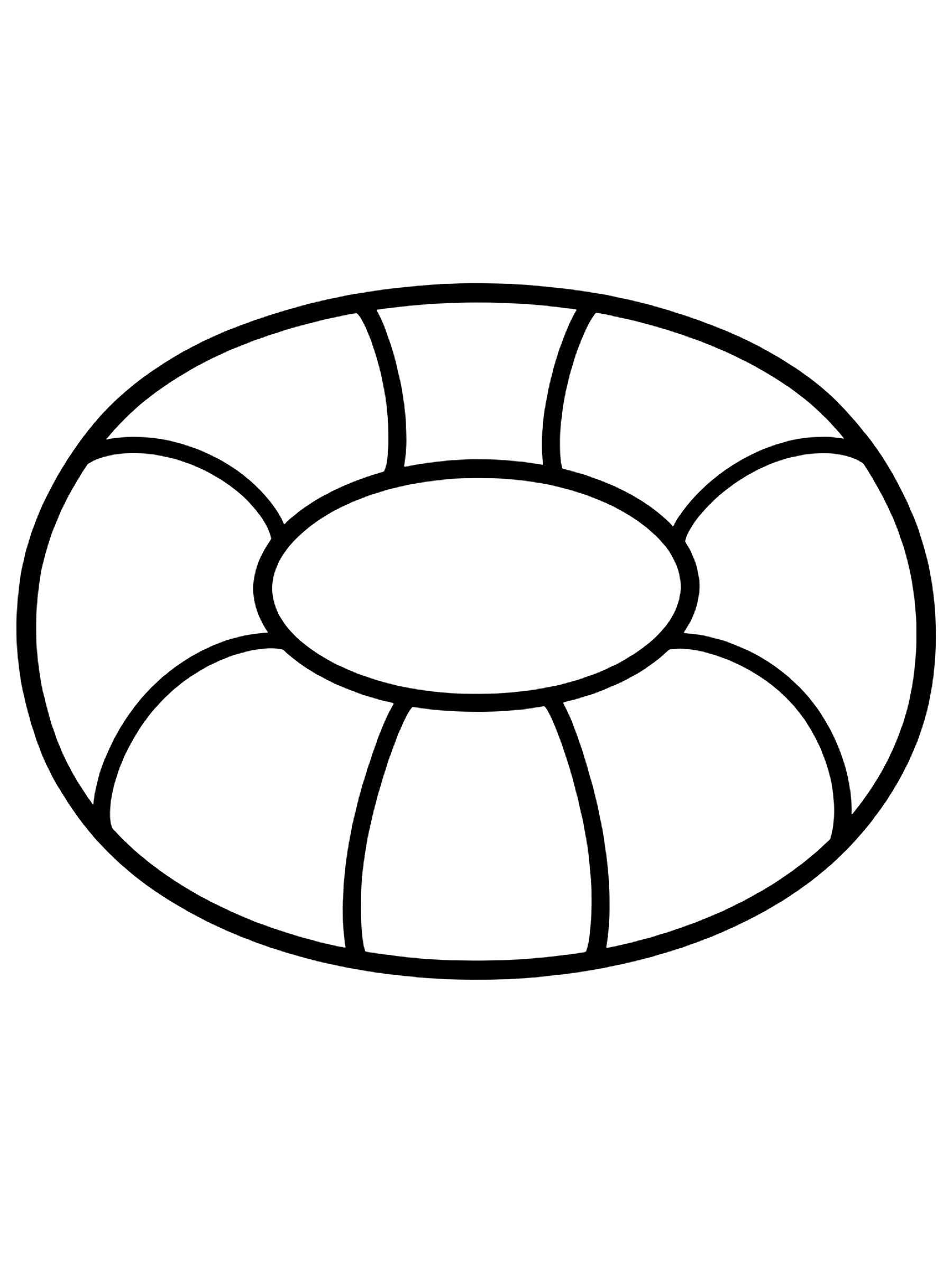 Easy Ring float coloring page