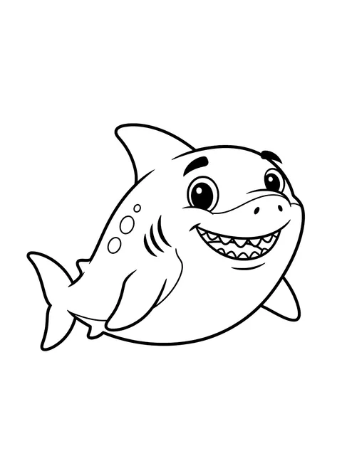 Sharks coloring pages