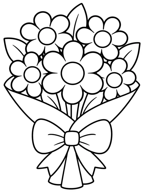 Easy Thank you teacher card front coloring page