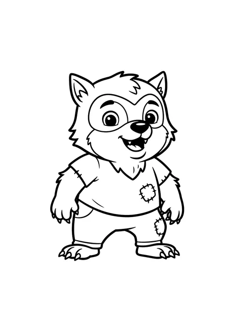 Werewolves coloring pages